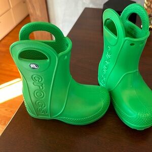 Brand new toddler croc rain boots size 7